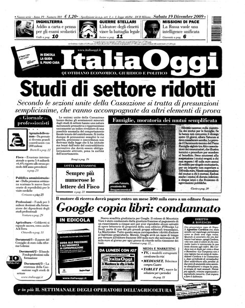 Italia oggi : quotidiano di economia finanza e politica